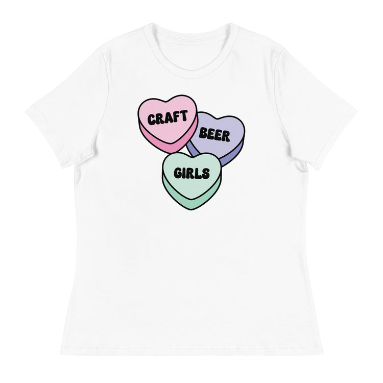 Craft Beer Girls Candy - Women's Relaxed T-Shirt