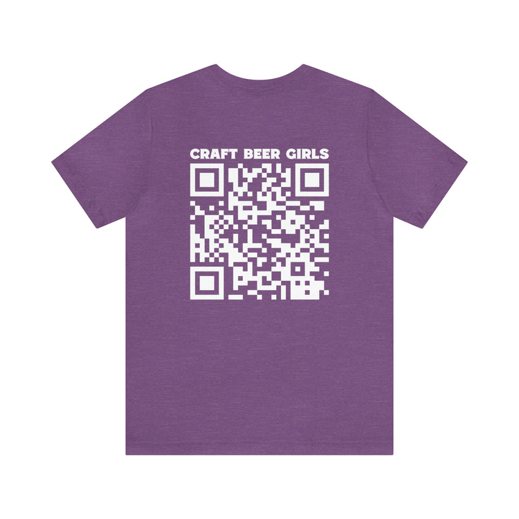 CBG Bash - Team Admin T-Shirt with QR Code in White Ink