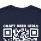 CBG Bash - Team Admin T-Shirt with QR Code in White Ink