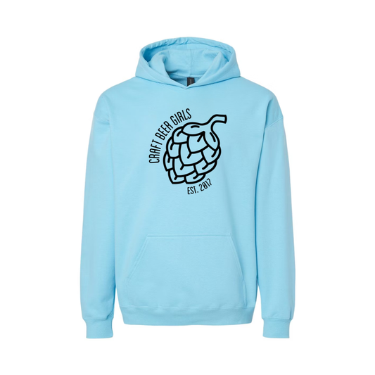 PRE-ORDER: Classic Soft-Style Hoodie - Sky Blue