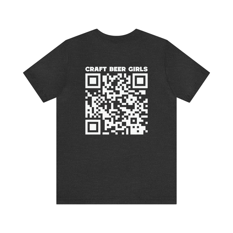 CBG Bash - Team Admin T-Shirt with QR Code in White Ink