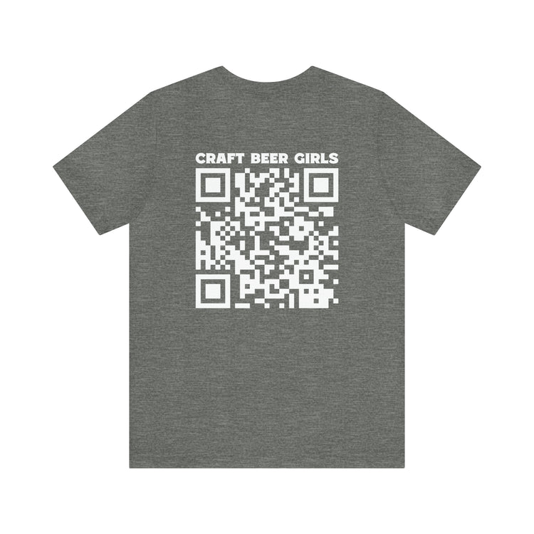 CBG Bash - Team Admin T-Shirt with QR Code in White Ink