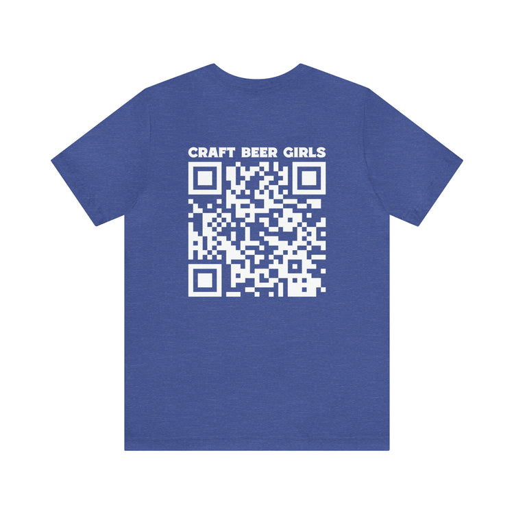 CBG Bash - Team Admin T-Shirt with QR Code in White Ink