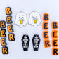 Ghostly Beer Earrings