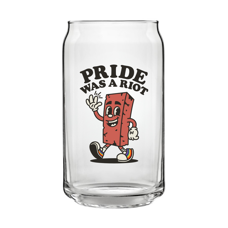 Pride is a Riot Glassware