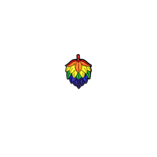 Rainbow Hop Enamel Pin