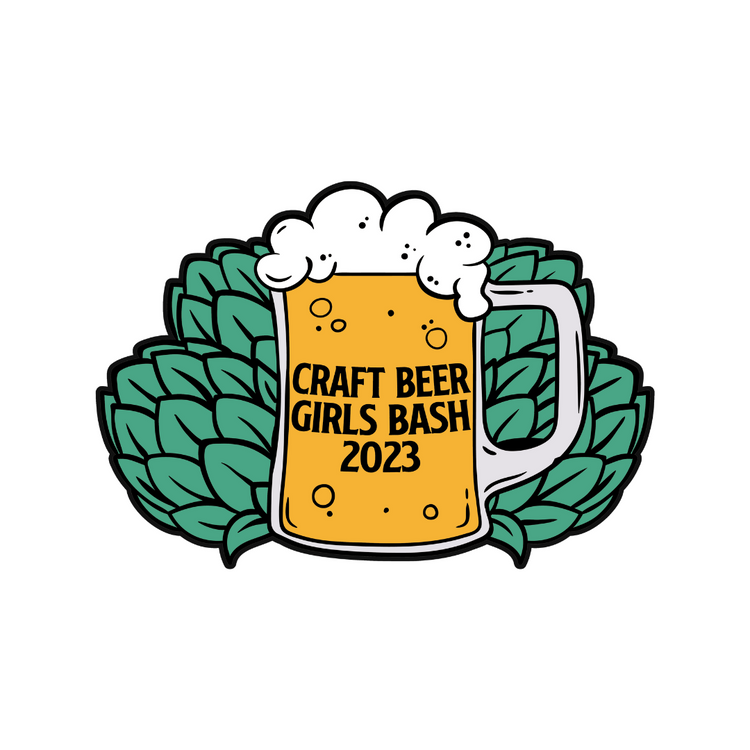 Craft Beer Girls Bash 2023 - Enamel Pin