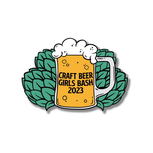 Craft Beer Girls Bash Sticker