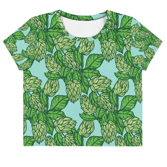 The Hoppy Garden - Crop Tee