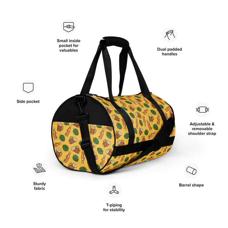 Hoppy Harvest - Small Print - Gym Bag