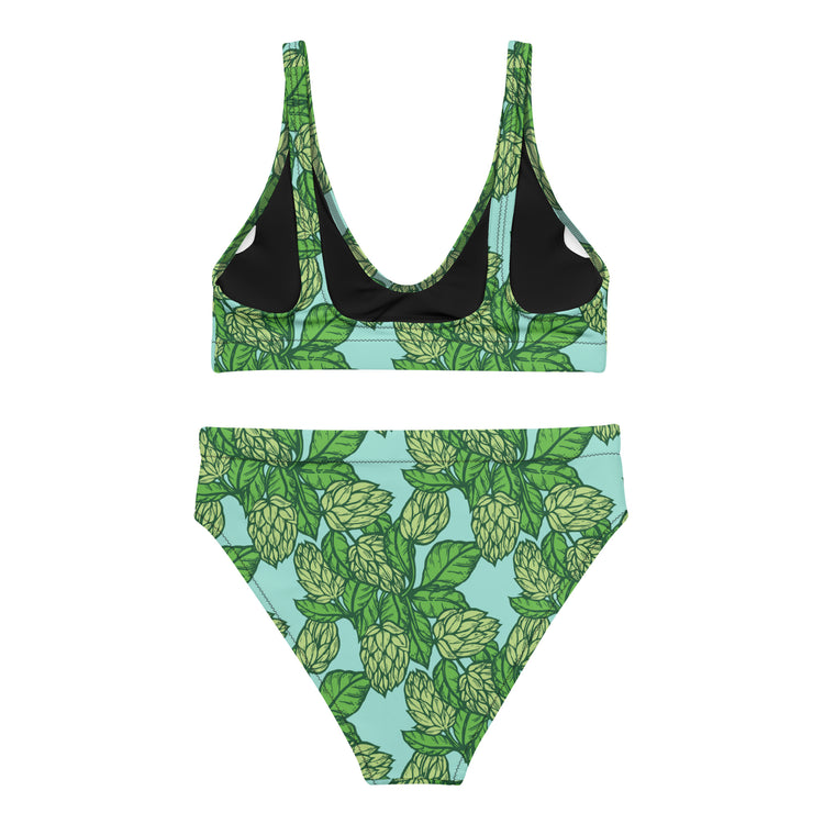 The Hoppy Garden - Recycled High-Waisted Bikini