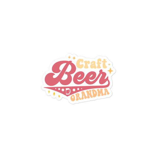 Craft Beer Grandma - Kiss-Cut Stickers