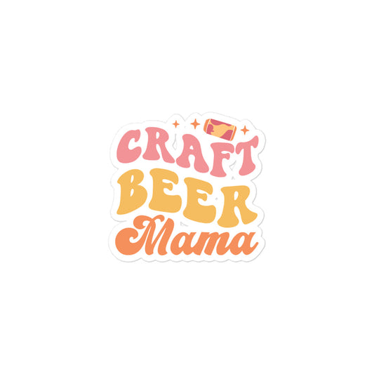 Craft Beer Mama - Kiss-Cut Sticker