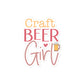 Craft Beer Girl - Kiss-Cut Stickers