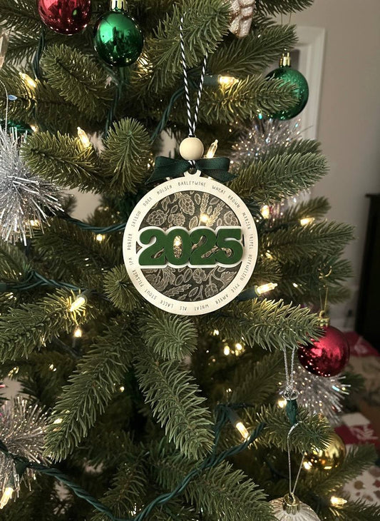 Hop to the World Ornament – 2025