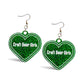 Green Glamour Earrings