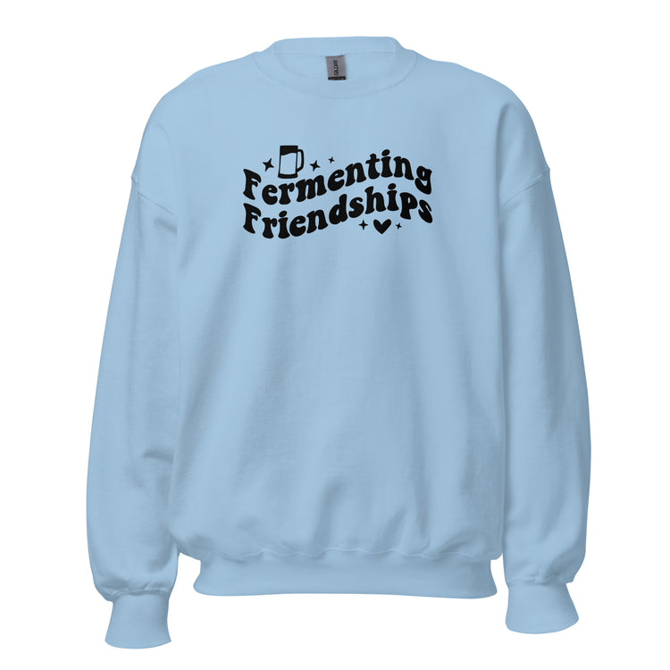 Fermenting Friendships - Black Ink- Unisex Sweatshirt