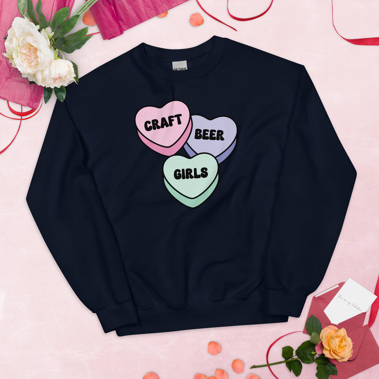 Craft Beer Girls Candy - Unisex Sweatshirt