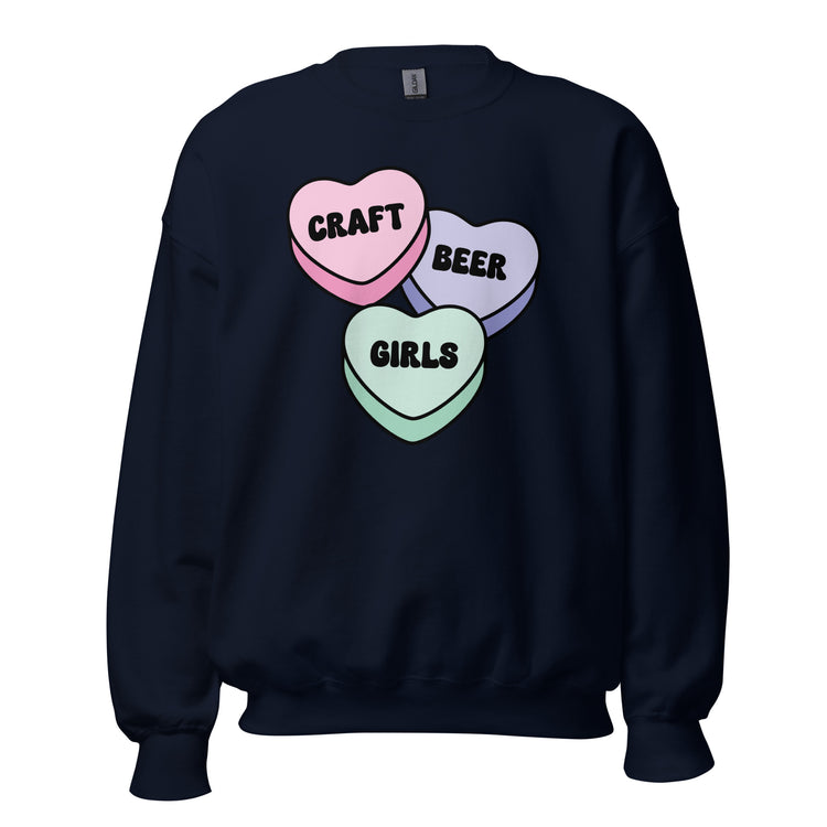 Craft Beer Girls Candy - Unisex Sweatshirt