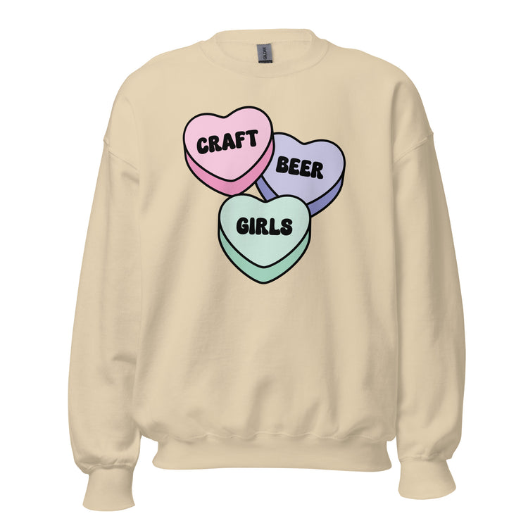 Craft Beer Girls Candy - Unisex Sweatshirt