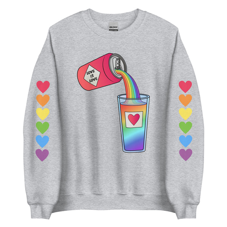 Love is Love Can Pour - All-Gender Sweatshirt