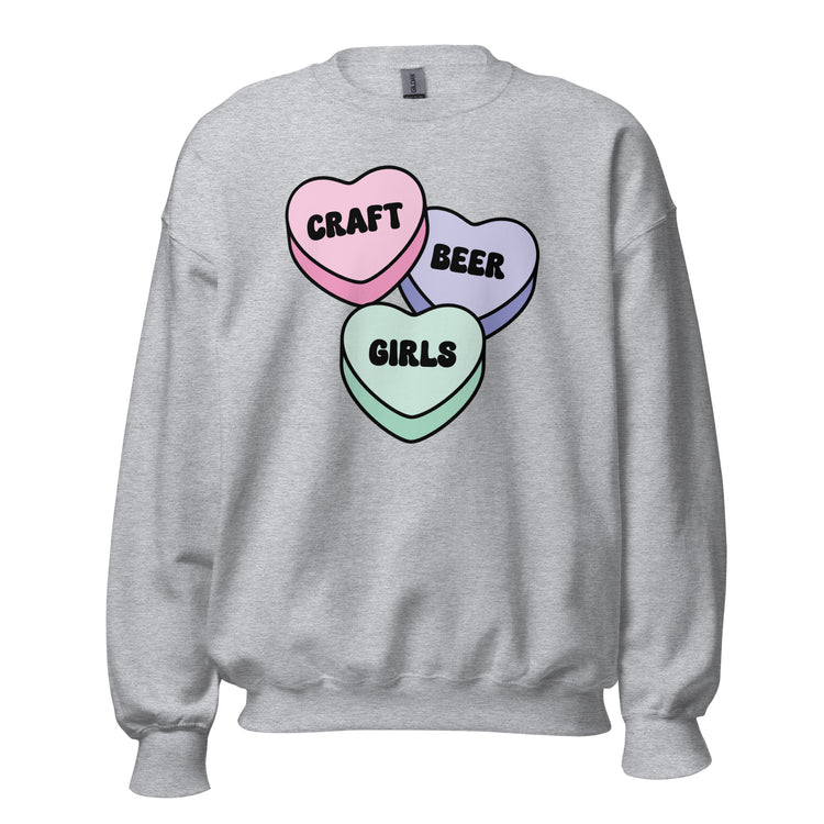 Craft Beer Girls Candy - Unisex Sweatshirt