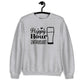 Hoppy Hour Enthusiast - Black Ink - Unisex Sweatshirt