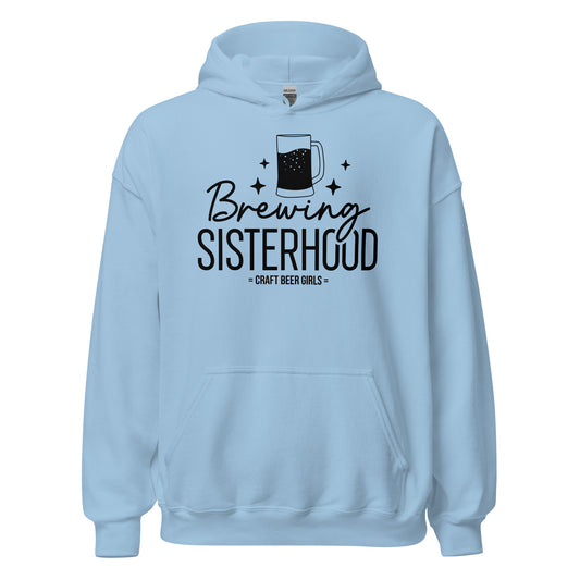 Brewing Sisterhood - Black Ink - Unisex Hoodie