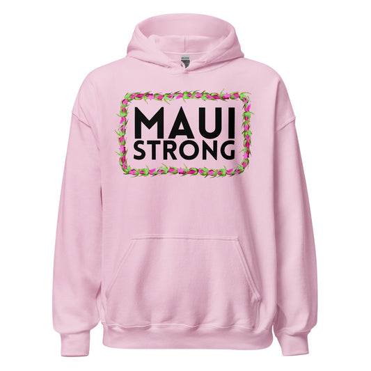 He Lei Kūpaʻa ʻo Maui - Maui Strong - All-Gender Hoodie
