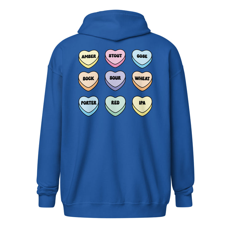 Craft Beer Girls Heartbreaker - Unisex Heavy-Blend Zip-Up Hoodie