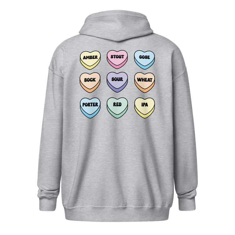 Craft Beer Girls Heartbreaker - Unisex Heavy-Blend Zip-Up Hoodie