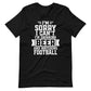 Sorry, I Can't - I'm Drinking Beer and Watching Football - White Ink - Unisex T-Shirt