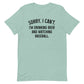 Sorry, I Can't - I'm Drinking Beer and Watching Hockey - Unisex T-Shirt