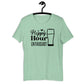 Hoppy Hour Enthusiast - Black Ink - Unisex T-Shirt