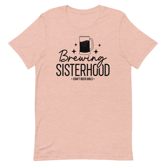 Brewing Sisterhood - Black Ink - Unisex T-Shirt