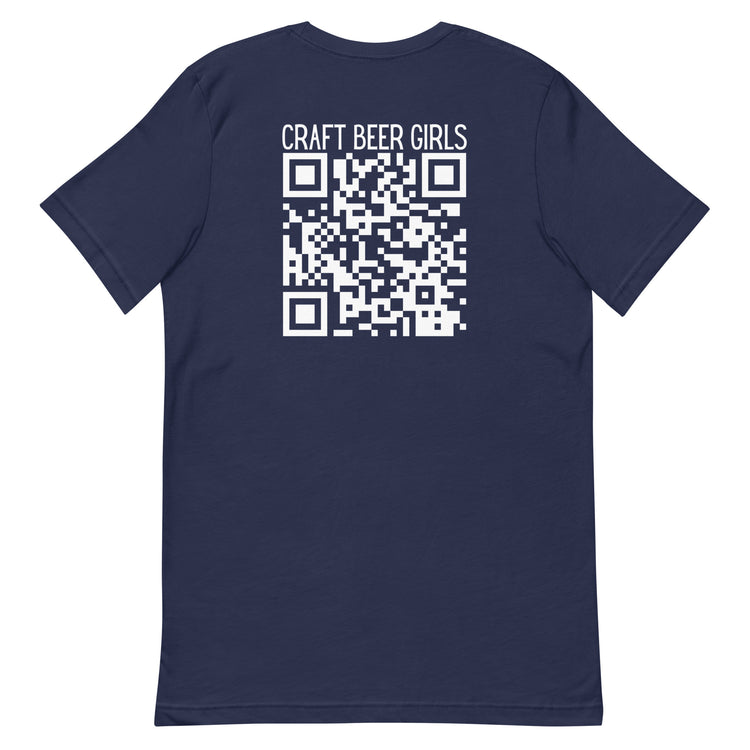 CBG Admin in White with QR Code T-Shirt