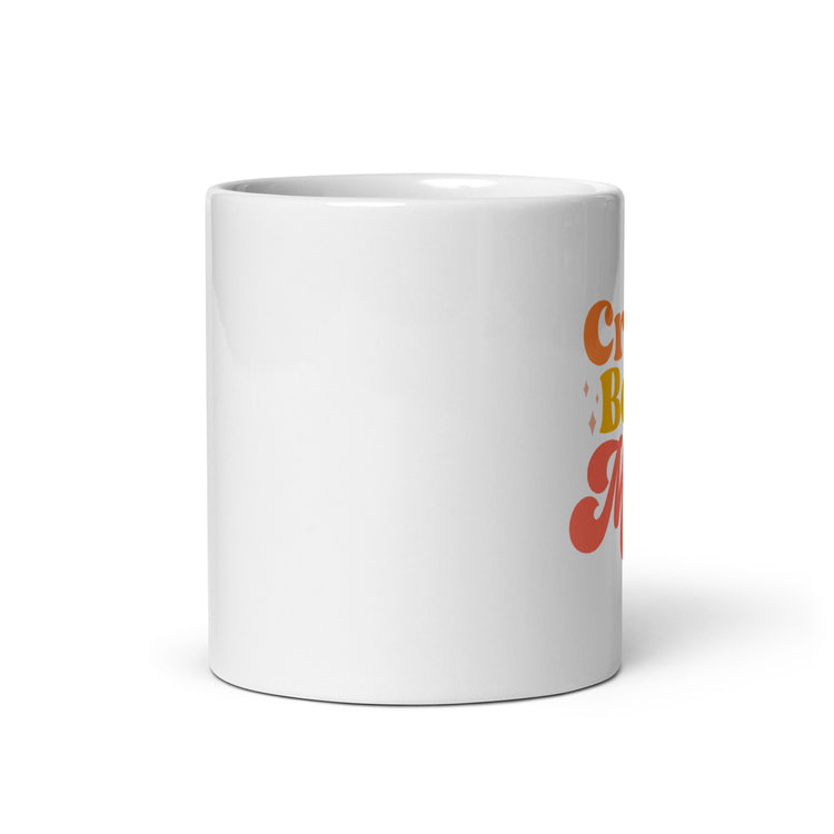 Craft Beer Mom - White Glossy Mug (Right-Handed)