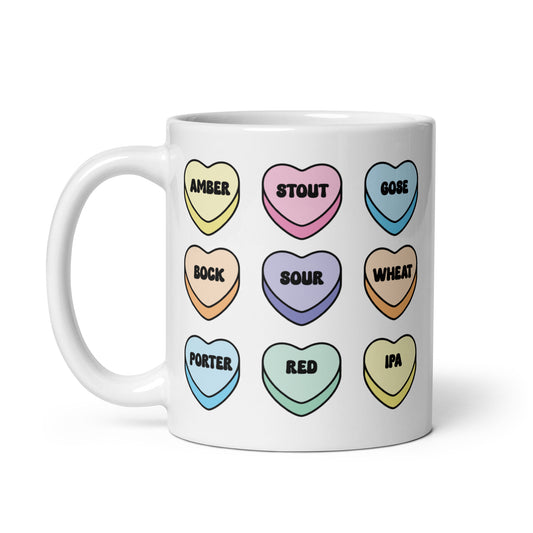 Brewer's Heart - White Glossy Mug