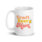 Craft Beer Mom - White Glossy Mug (Left-Handed)