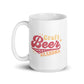 Craft Beer Grandma - White Glossy Mug (Left-Handed)