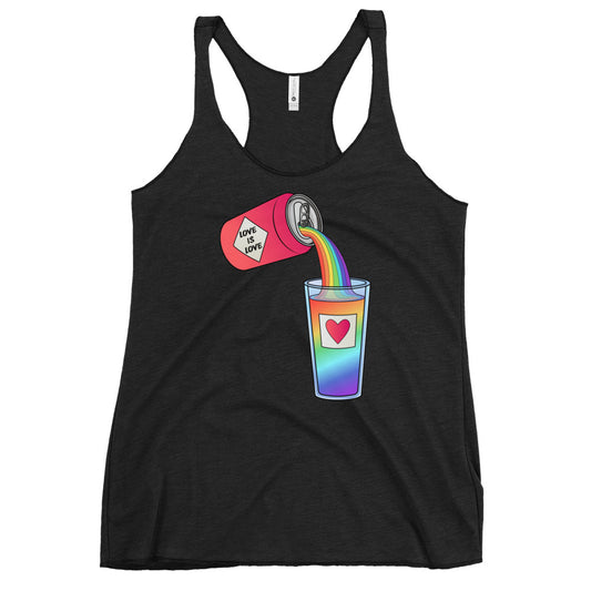 Love is Love Can Pour - Women's Racerback Tank