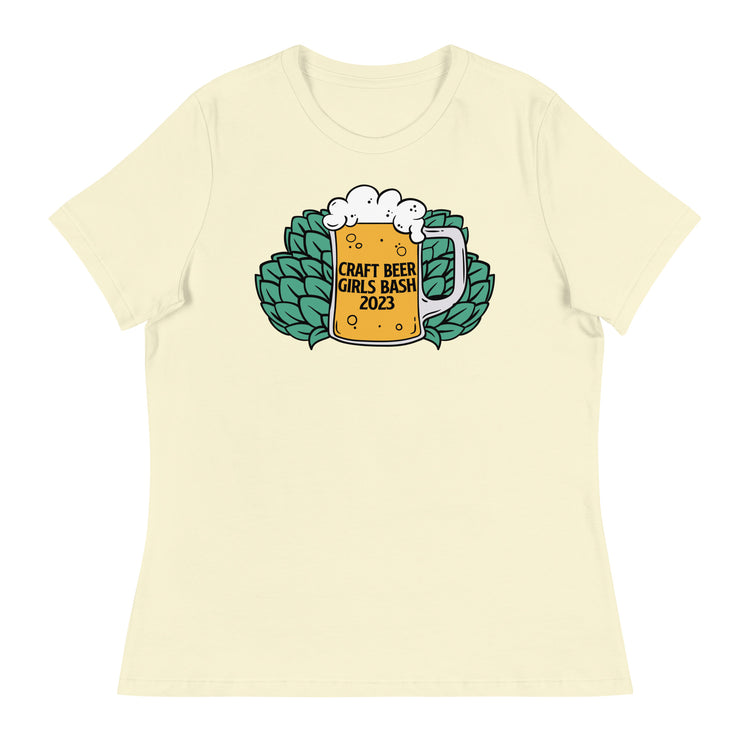 Craft Beer Girls Bash 2023 Women's Relaxed T-Shirt