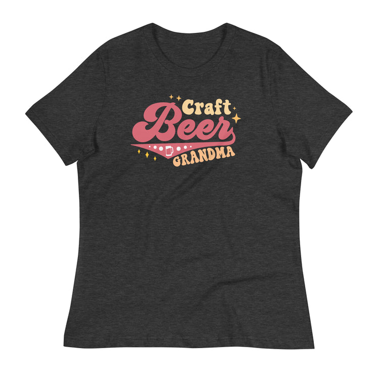 Craft Beer Grandma - Women's Relaxed T-Shirt