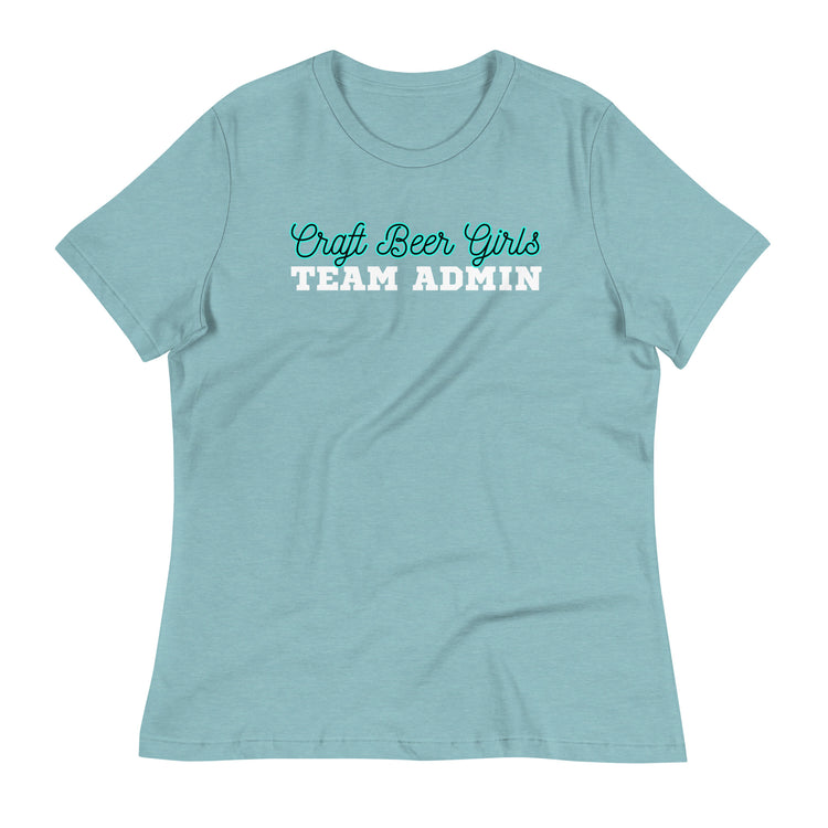 CBG Admins with QR Code - Women's Relaxed T-Shirt