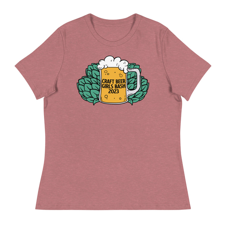 Craft Beer Girls Bash 2023 Women's Relaxed T-Shirt