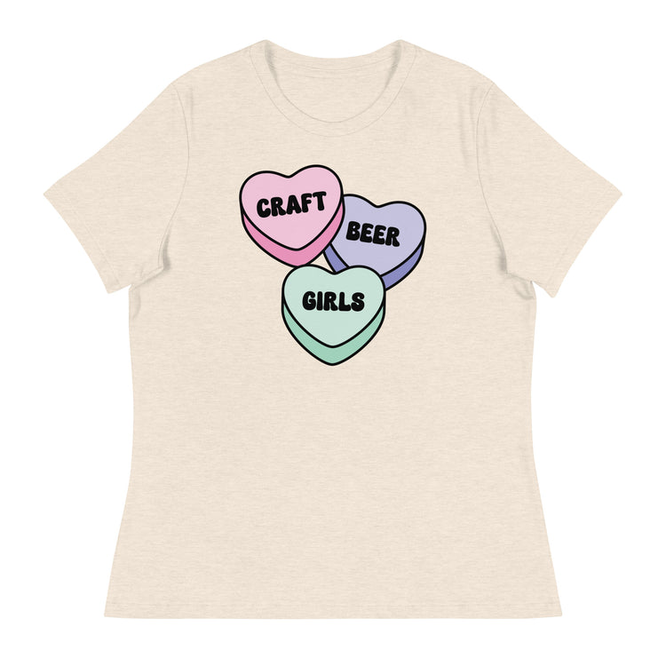 Craft Beer Girls Candy - Women's Relaxed T-Shirt