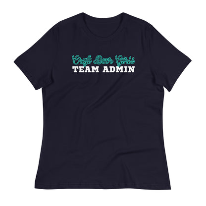 CBG Admins with QR Code - Women's Relaxed T-Shirt