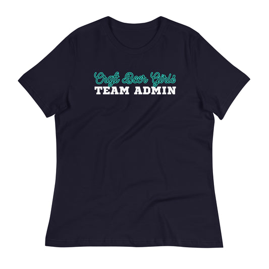 CBG Admins with QR Code - Women's Relaxed T-Shirt