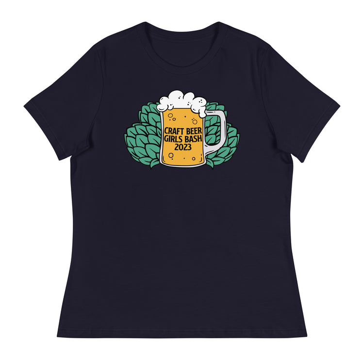 Craft Beer Girls Bash 2023 Women's Relaxed T-Shirt