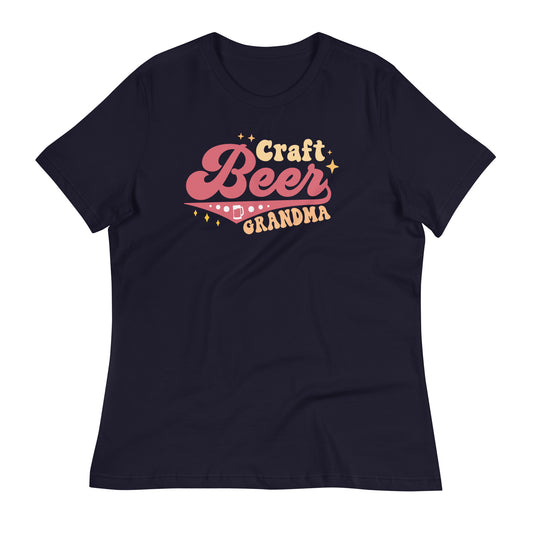 Craft Beer Grandma - Women's Relaxed T-Shirt